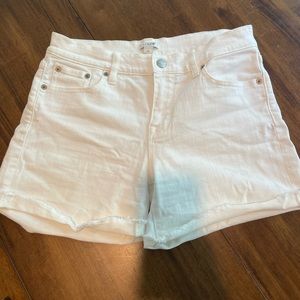 Jcrew white shorts